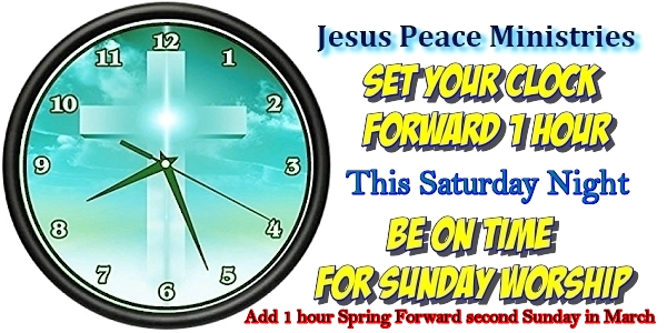 Time to spring forward. Reset your clock forward 1 hour. The second Sunday of March