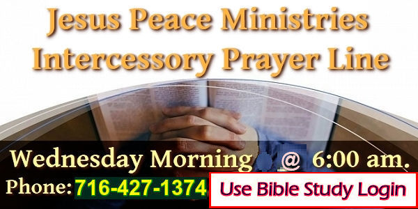 🙏☎🙏 Join Us For Our Intercessory Prayer Line Every Wednesday Morning @ 6:00 am
Phone: 716-427-1374 to access use the Bible Study Login code