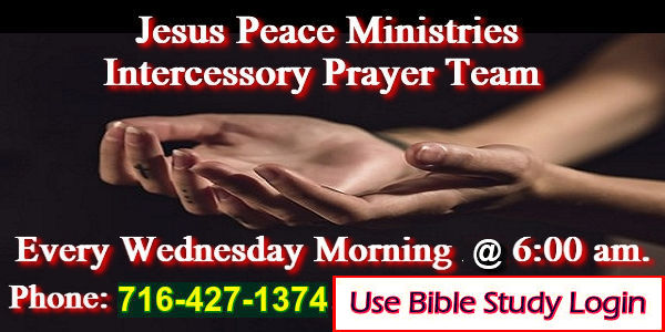 🙏☎🙏 Join Us For Our Intercessory Prayer Line Every Wednesday Morning @ 6:00 am
Phone: 716-427-1374 to access use the Bible Study Login code